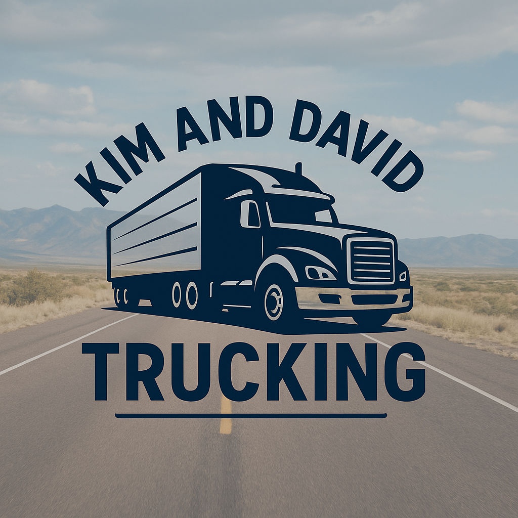 Kim and David Trucking Logo